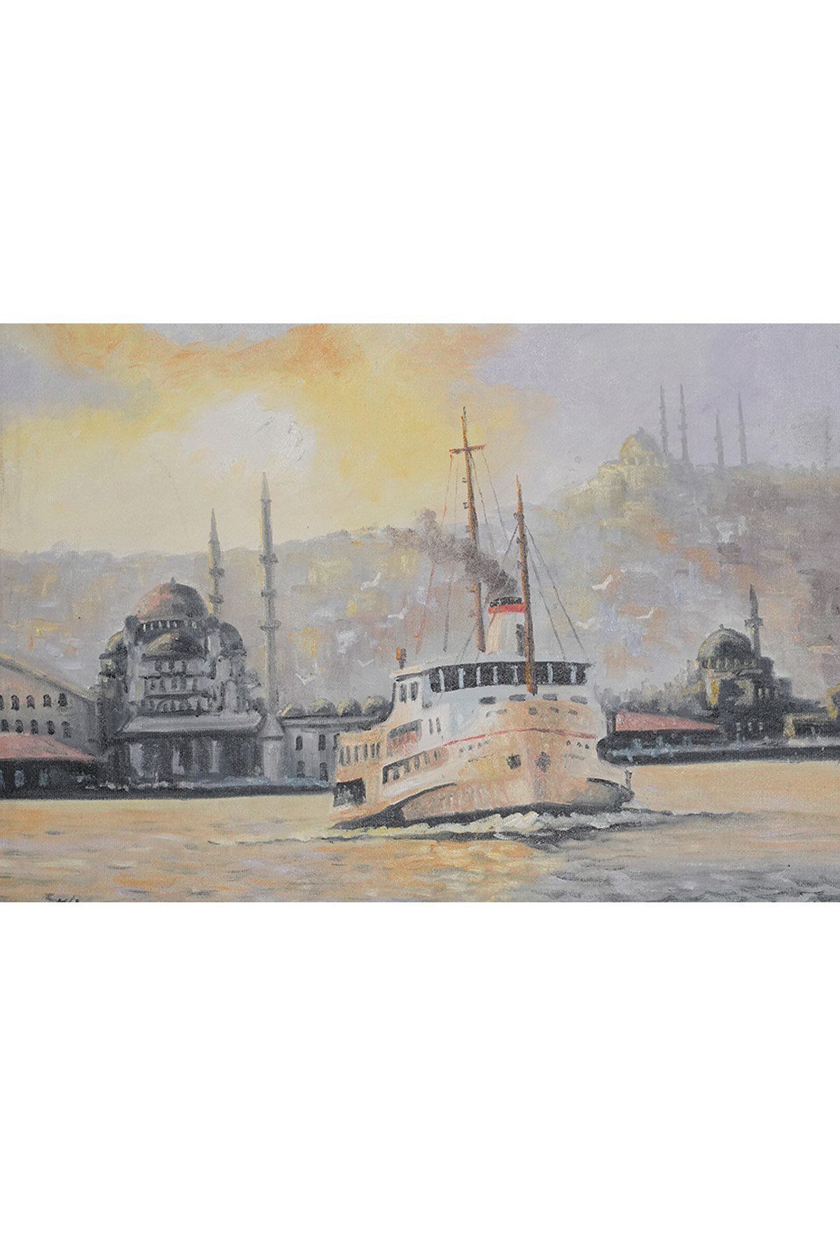 Boğaz'da Sisli Vapur: Tarihin Altın Işıkları