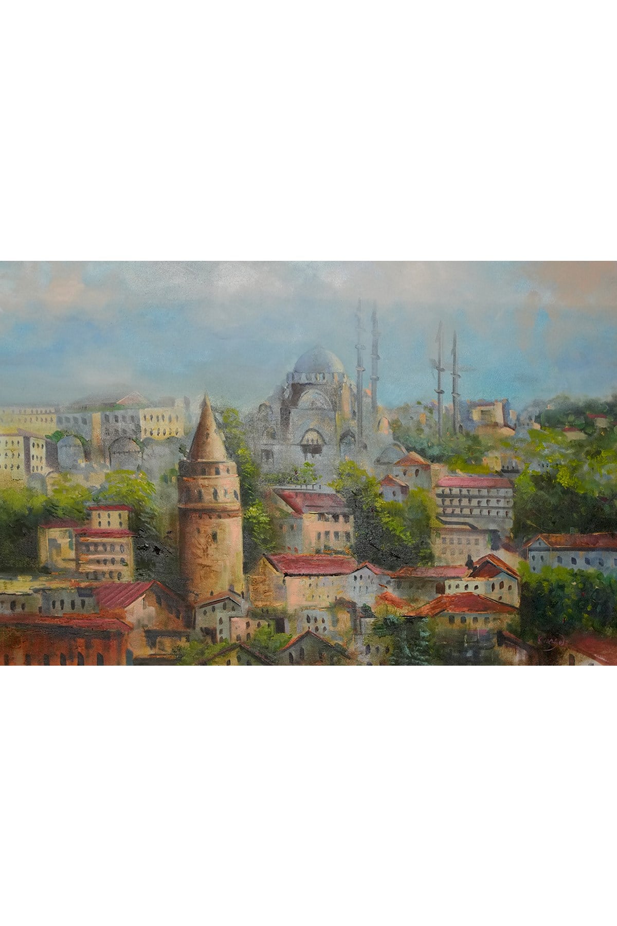 Galata'nın Işığında İstanbul Silüeti