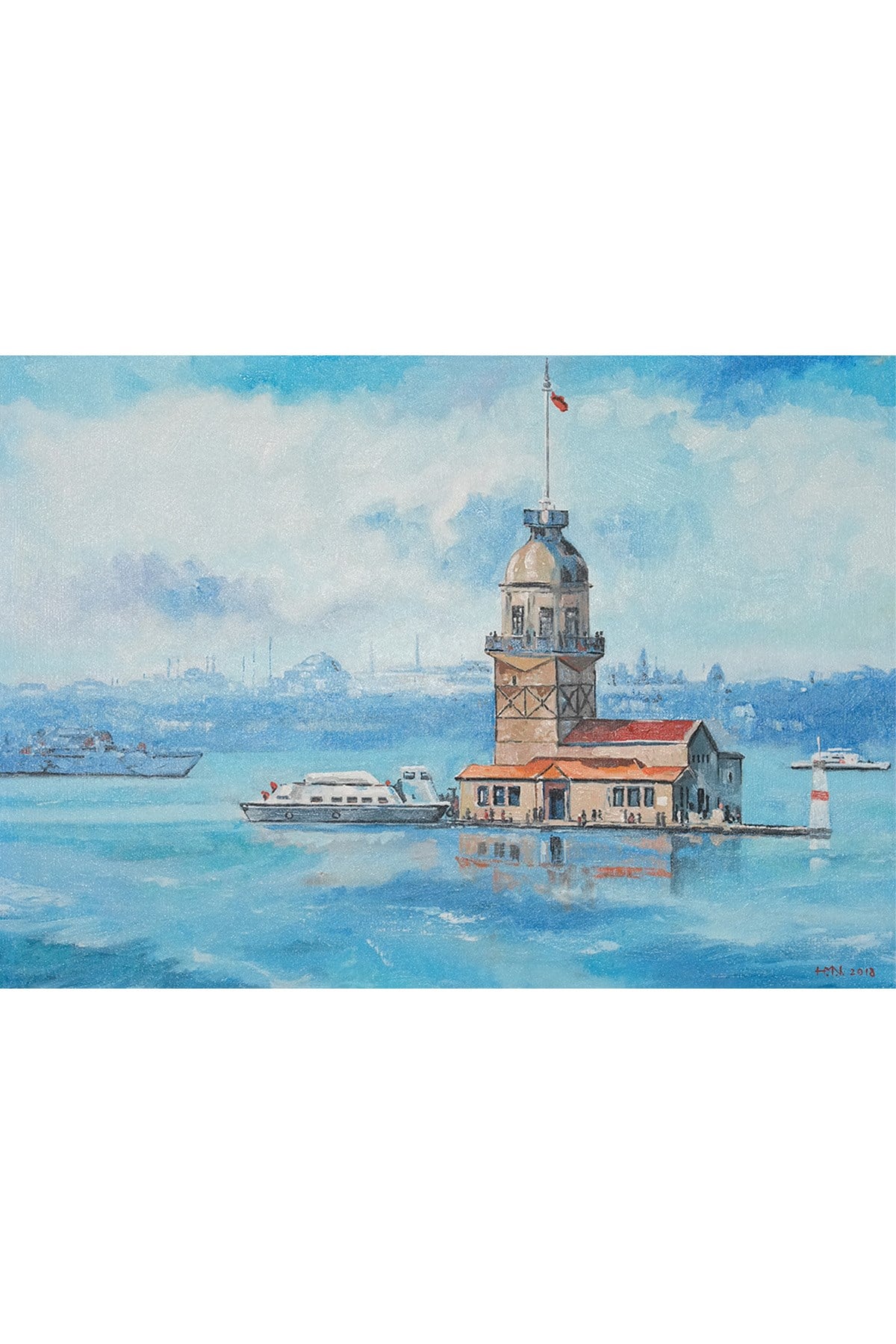 Kız Kulesi'nin Mavi Huzuru