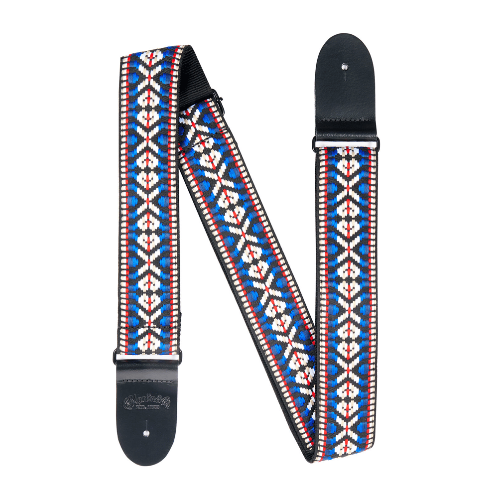 Martin Jacquard Gitar Askısı - Red/White/Blue