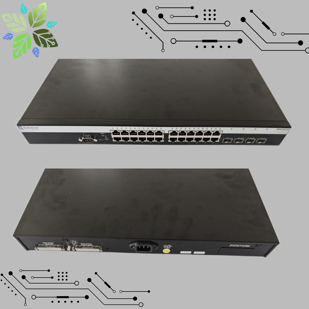 Extreme B5G124-24  24 Ports Gigabit Ethernet Stackable  Switch