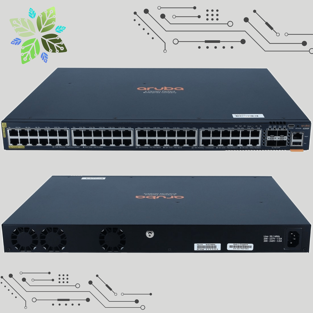 JL728A  Aruba 6200F 48G POE 4SFP+ 740W Switch