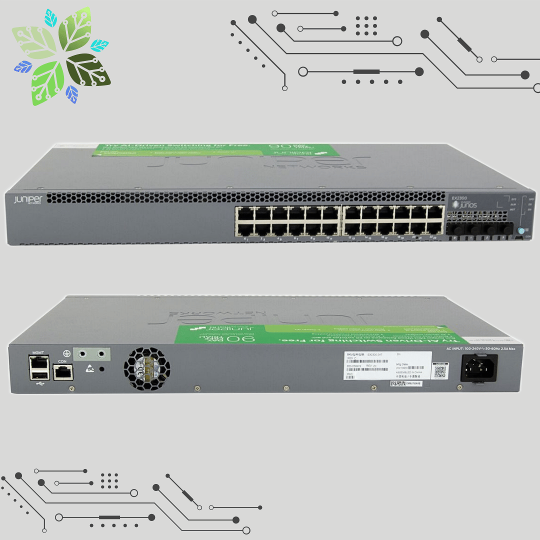 Juniper EX2300-24P 10/100/1000BaseT PoE+, 4x1/10G SFP/SFP+ Switch