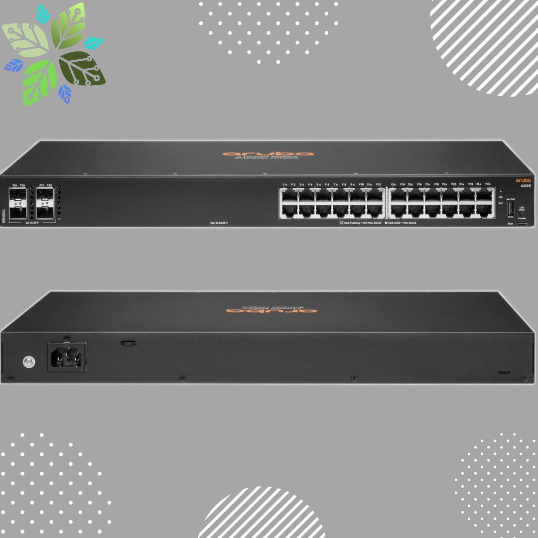 R8N88A  Aruba 6000 24G 4SFP Switch
