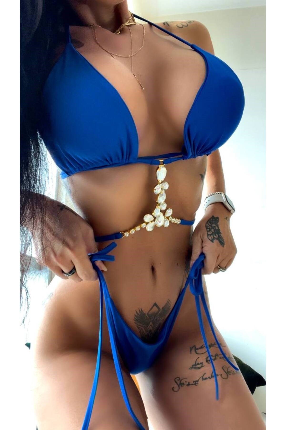 Aksesuar Detaylı Bikini Takım