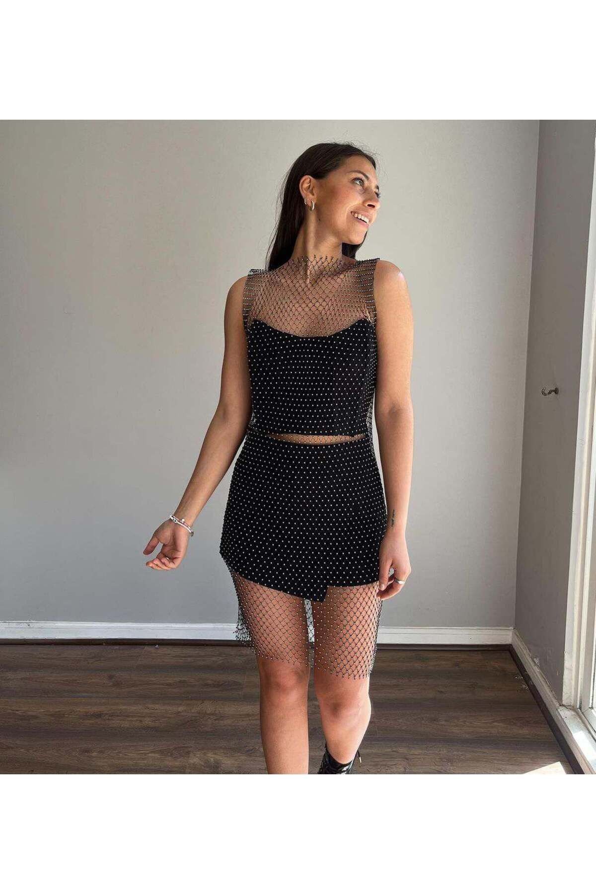 Kristal taşlı pareo