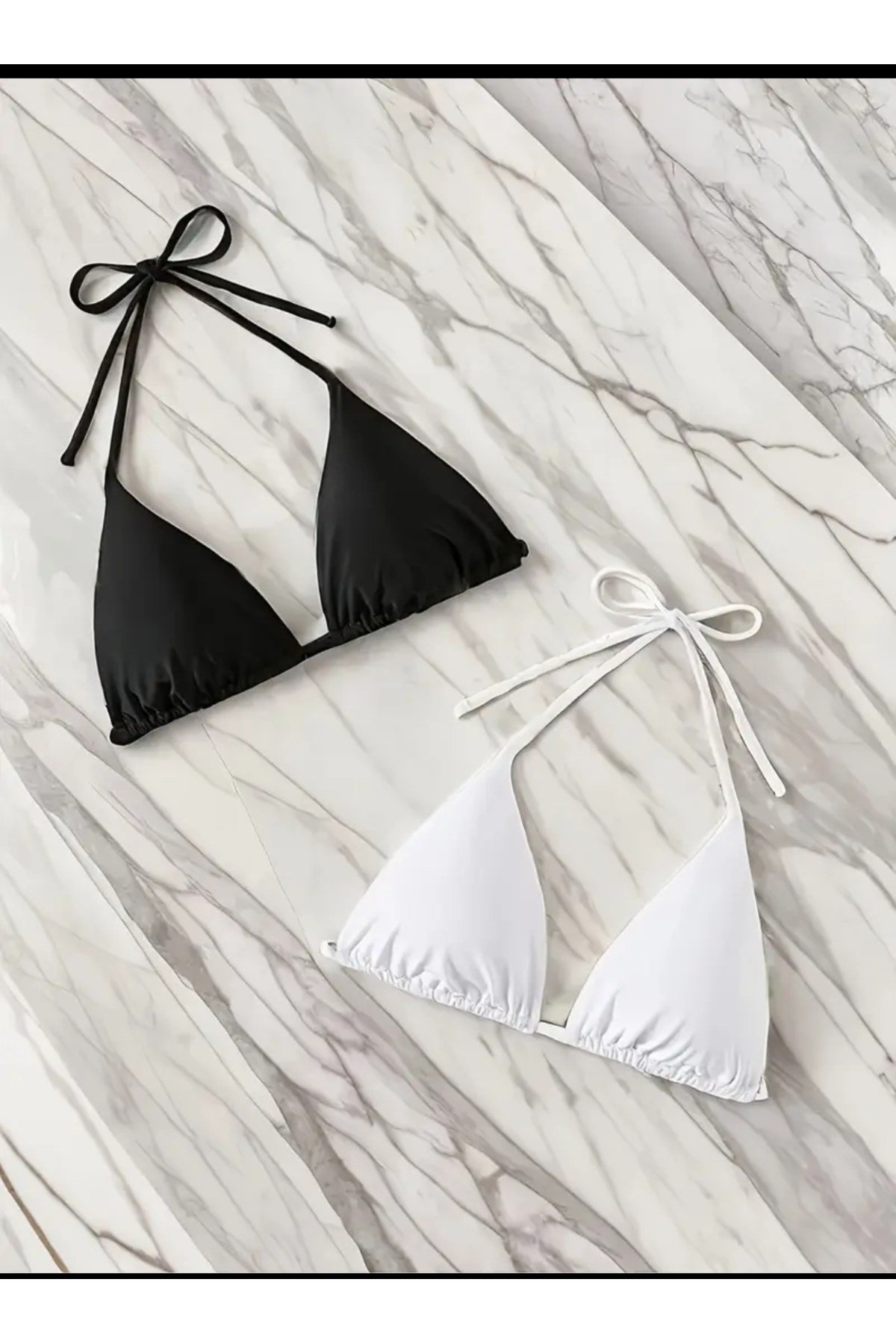 Renk renk 2 set bikini üstü