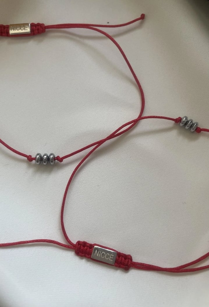 Handmade Kırmızı Line Bileklik