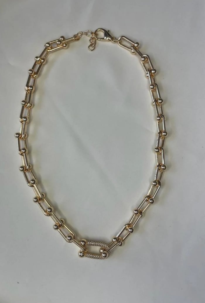Taşlı Tiffany Kolye