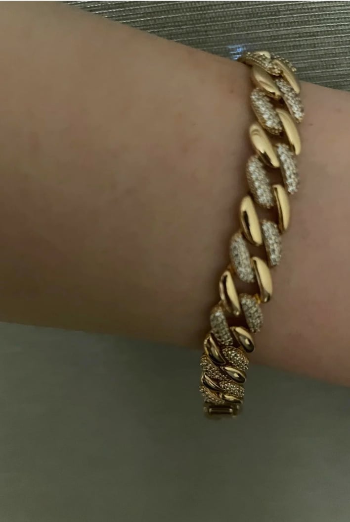 Zirkon Milkway Gold Bileklik