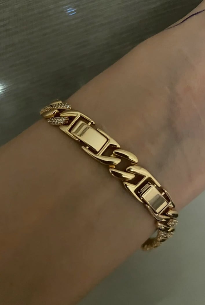 Zirkon Milkway Gold Bileklik