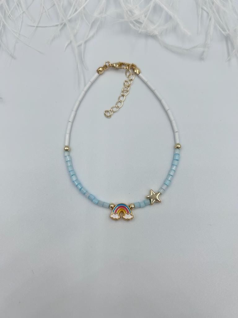 Gökkuşağı Charmlı Halhal (23 cm)