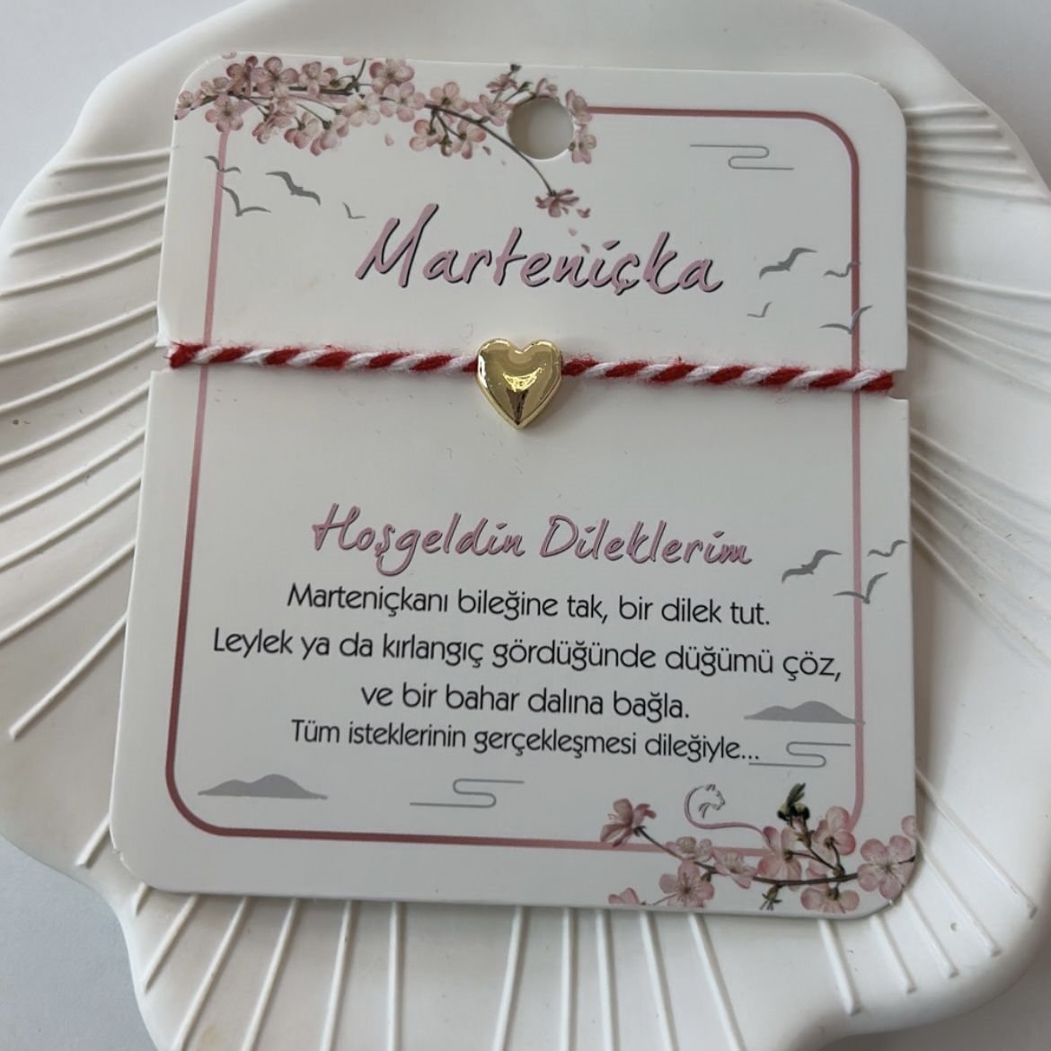 Gold Kalpli Marteniçka Bileklik ( AYARLI)