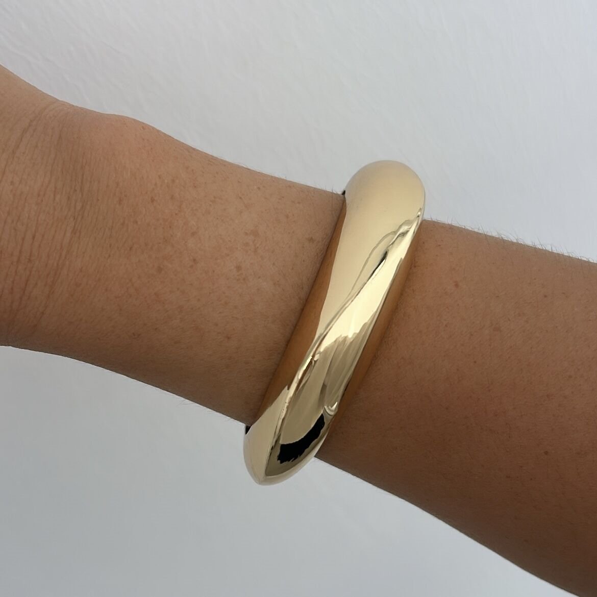 Özel Seri 14k Gold  Köşeli Kelepçe 17cm