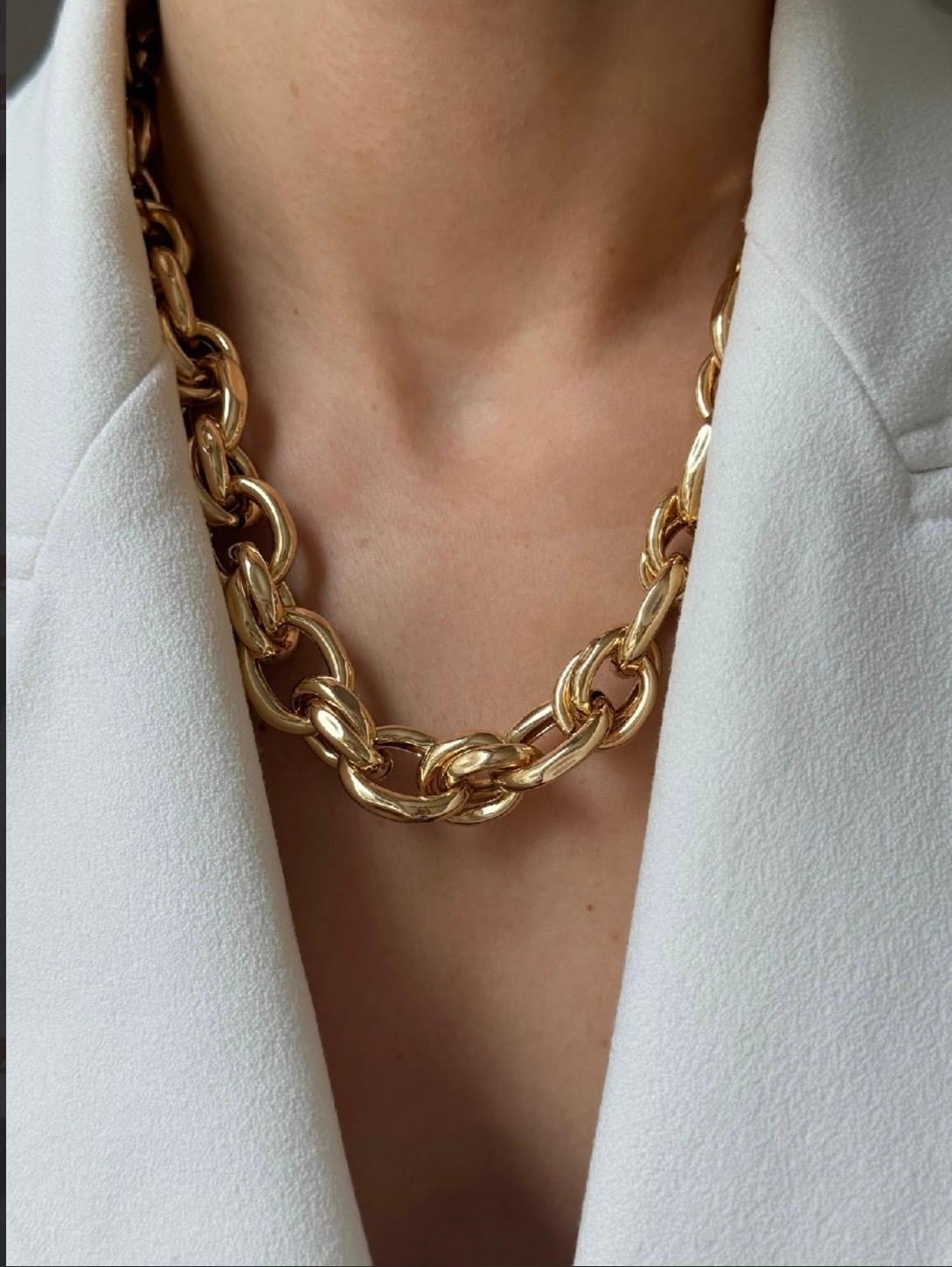 Özel Seri Gold Düğüm Kolye 47cm