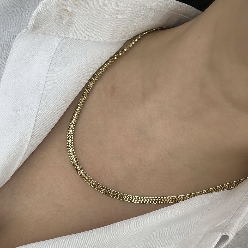 Vip Seri 14k Gold Hasır Kolye 50cm
