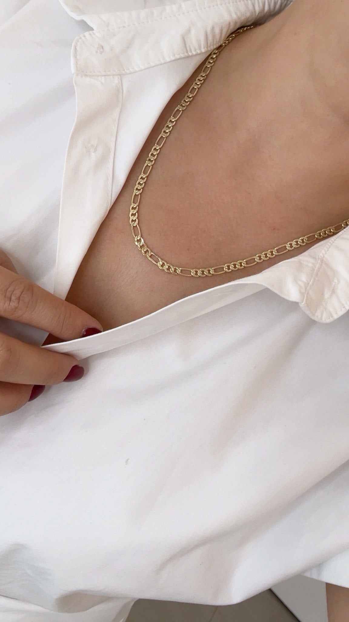 Vip Seri 14k Gold Zincir Kolye 50 cm