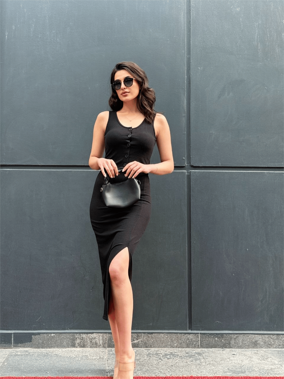 Kadın Fitilli Kaşkorse Takım - Siyah · 3