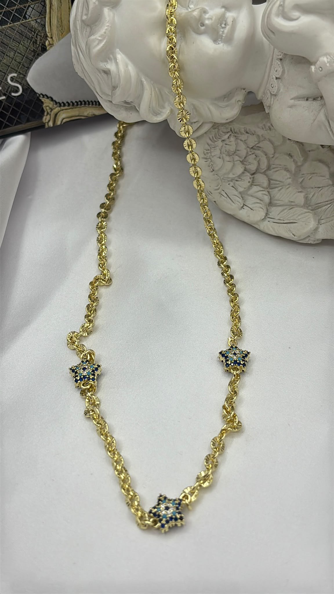 GÖZLÜ KOLYEÇELİK KOLYE26-SOSO-30001Celik Taki AccesoriesGÖZLÜ KOLYE