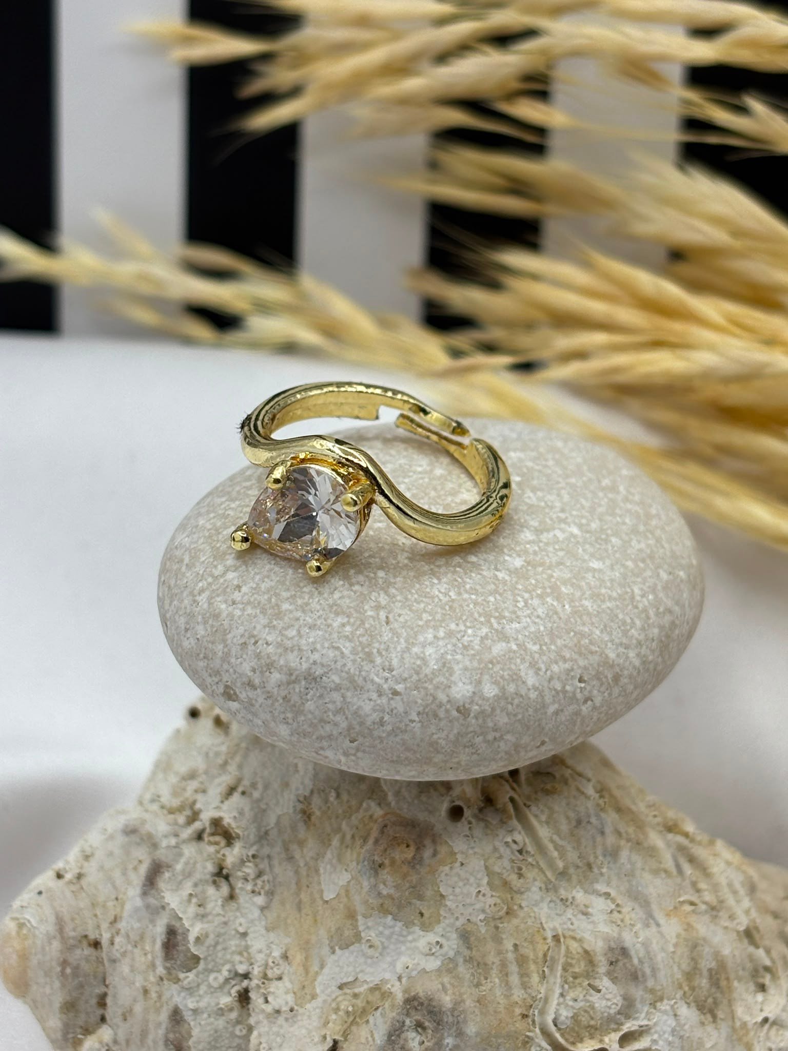 MARKİZ YÜZÜKYüzük26-KDR-0017Celik Taki AccesoriesMARKİZ YÜZÜK