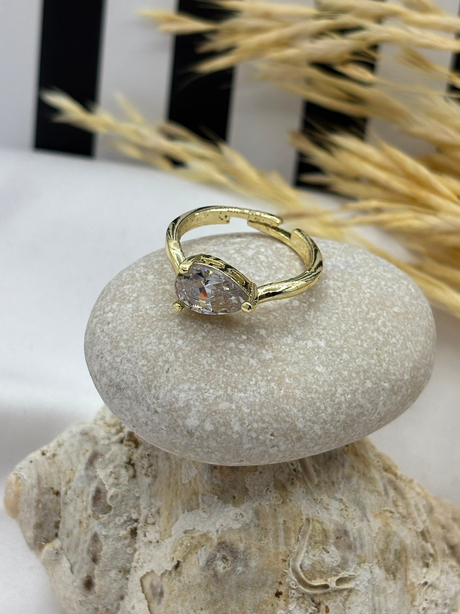 MARKİZ YÜZÜKYüzük26-KDR-0013Celik Taki AccesoriesMARKİZ YÜZÜK