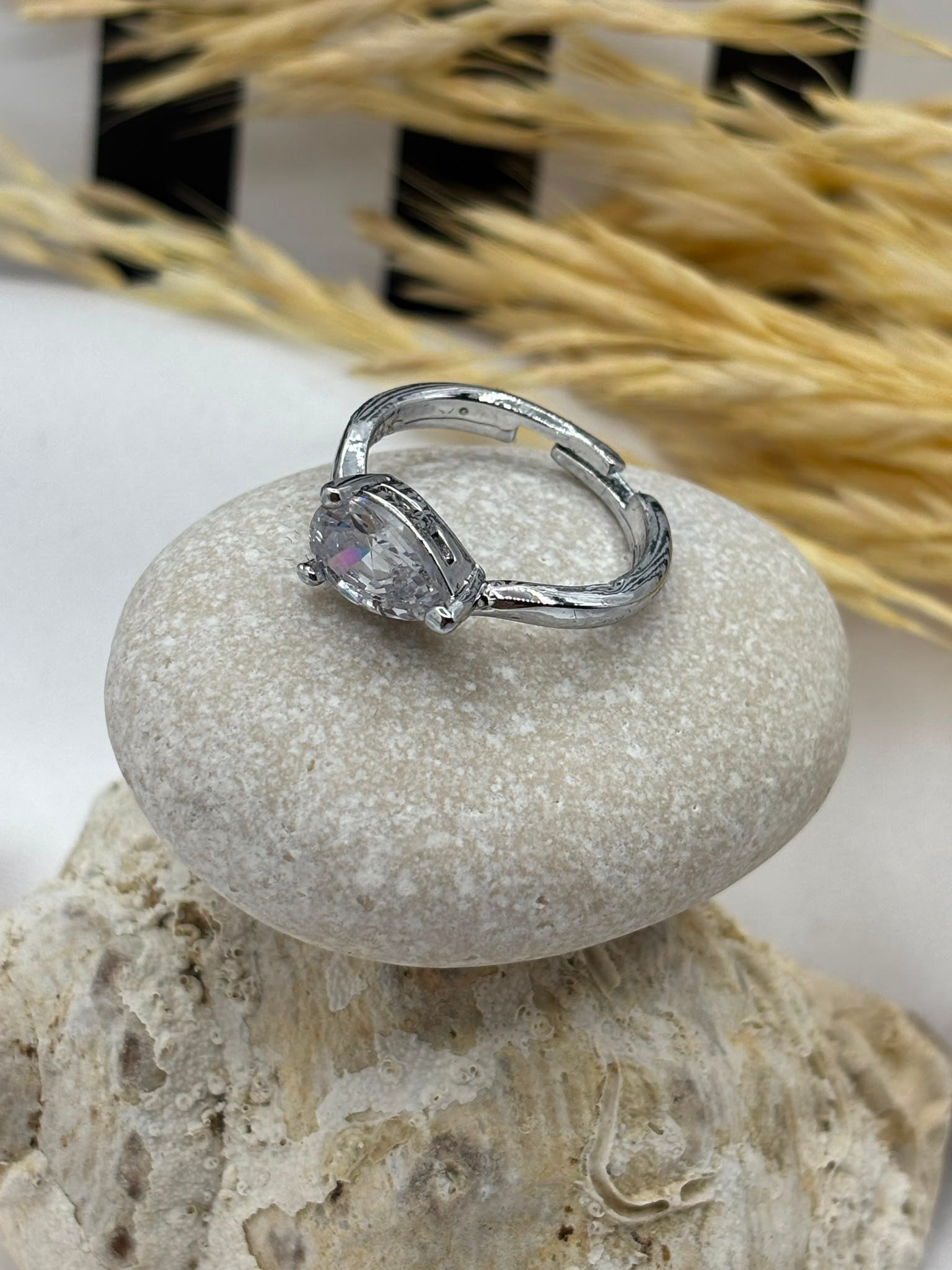 MARKİZ YÜZÜKYüzük26-KDR-0003Celik Taki AccesoriesMARKİZ YÜZÜK