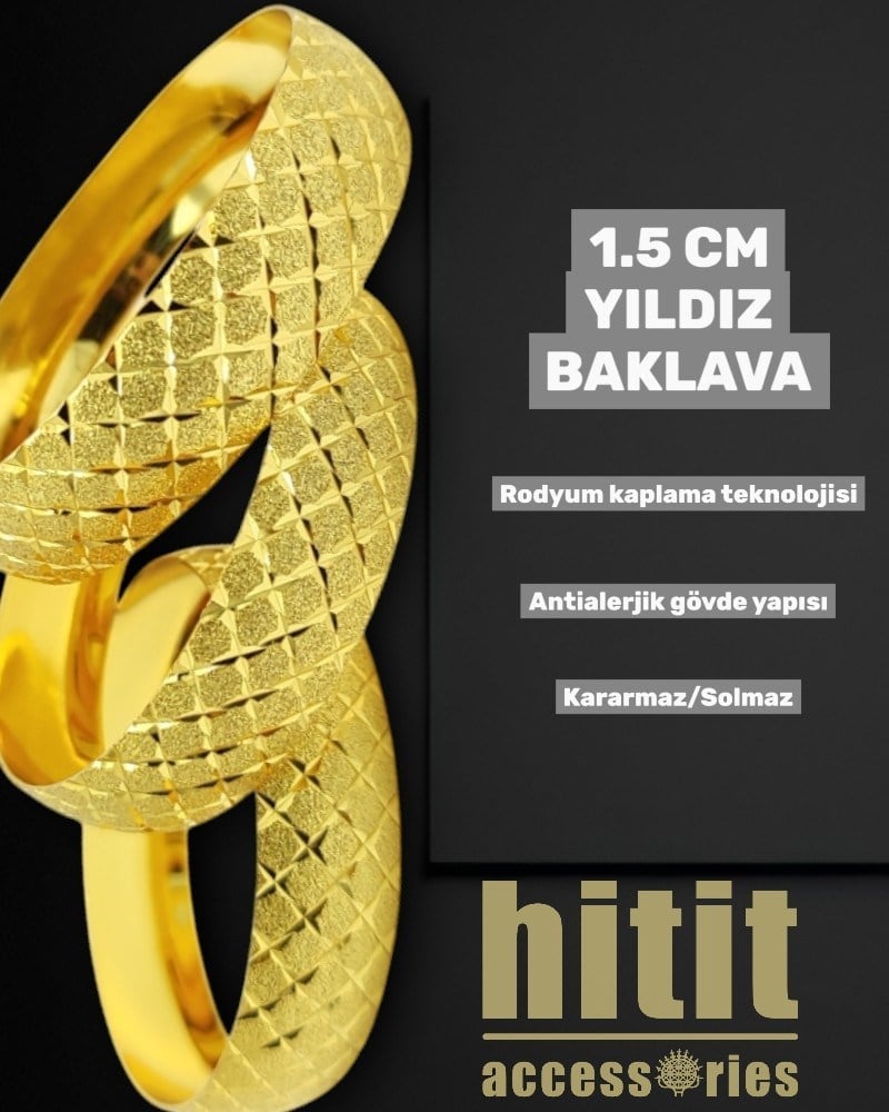 1.5 YILDIZ BAKLAVA BİLEZİK
