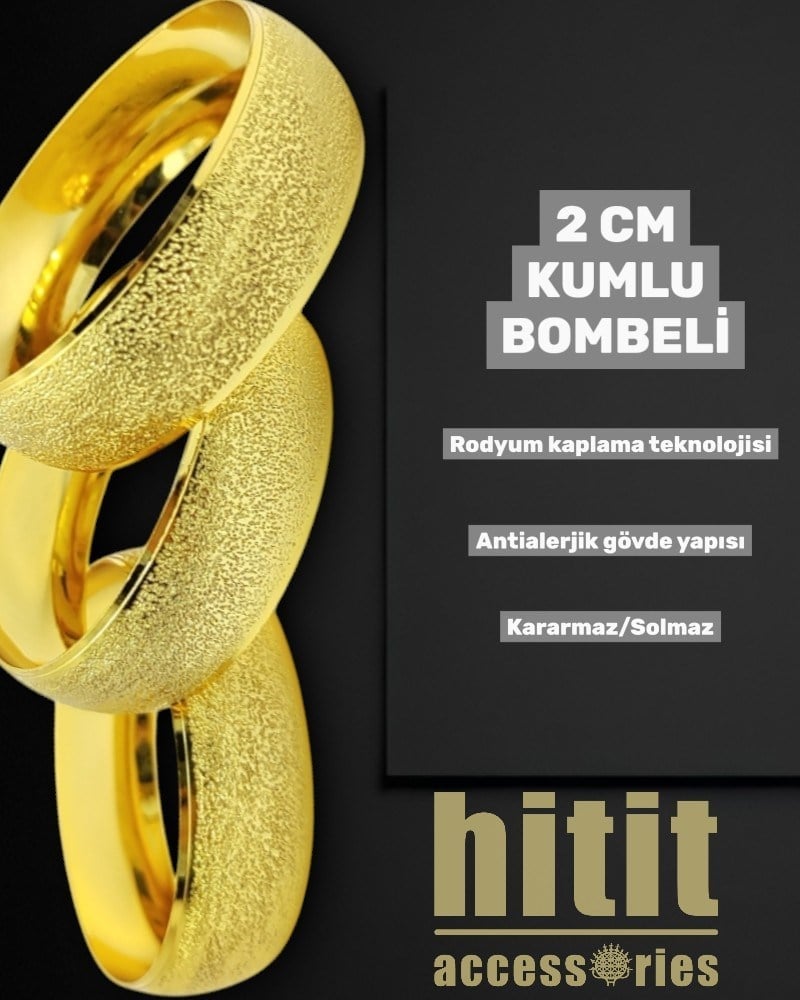 2 CM KUMLU BOMBELİ BİLEZİK