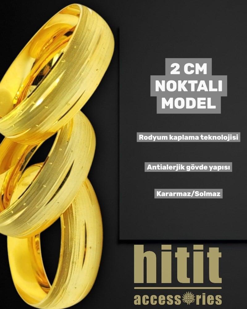 2 CM NOKTALI MODEL BİLEZİK