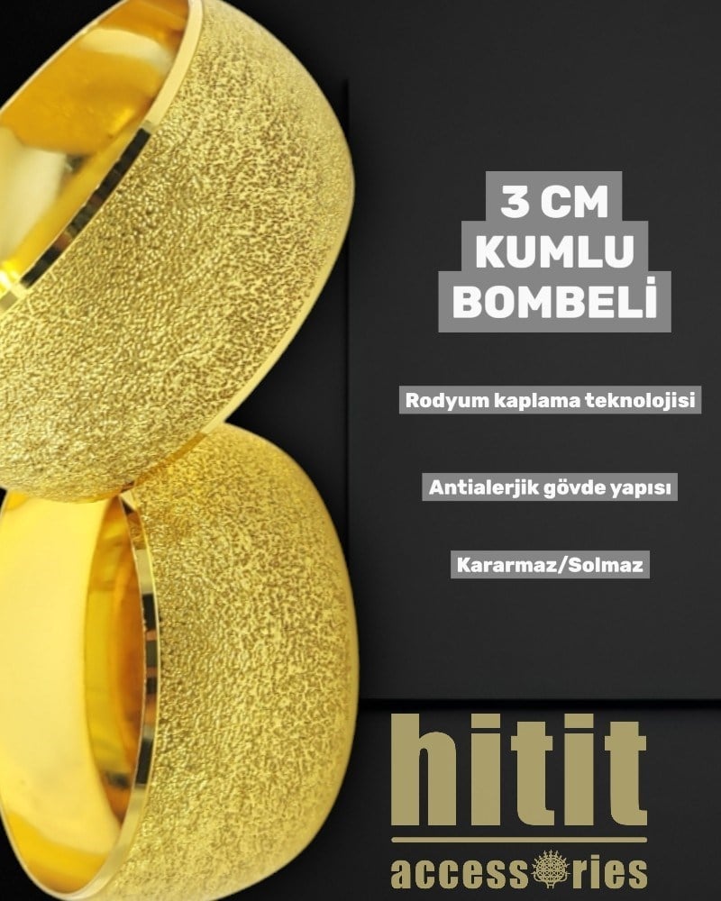 3 CM KUMLU BOMBELİ BİLEZİK