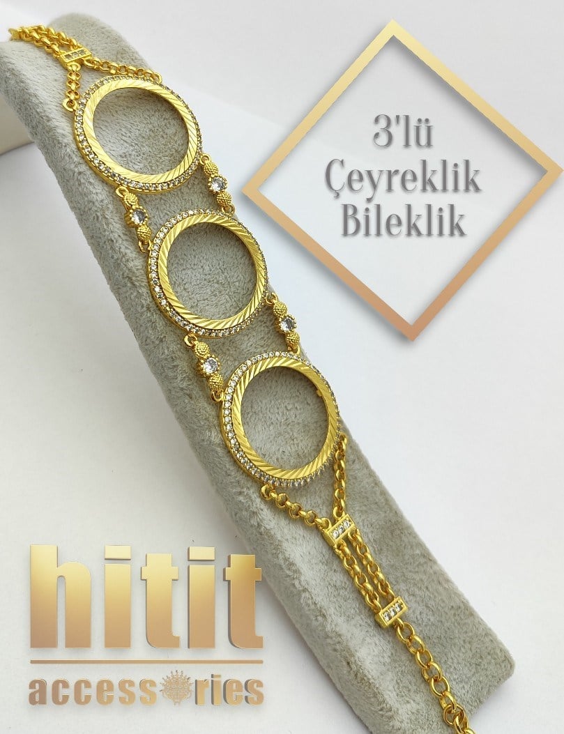 3'LÜ BOŞ ÇEYREKLİK BİLEKLİK