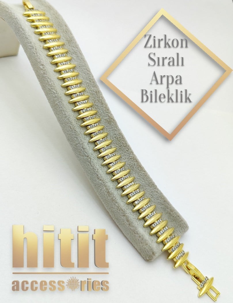 ARPA SIRALI ZİRKON BİLEKLİK