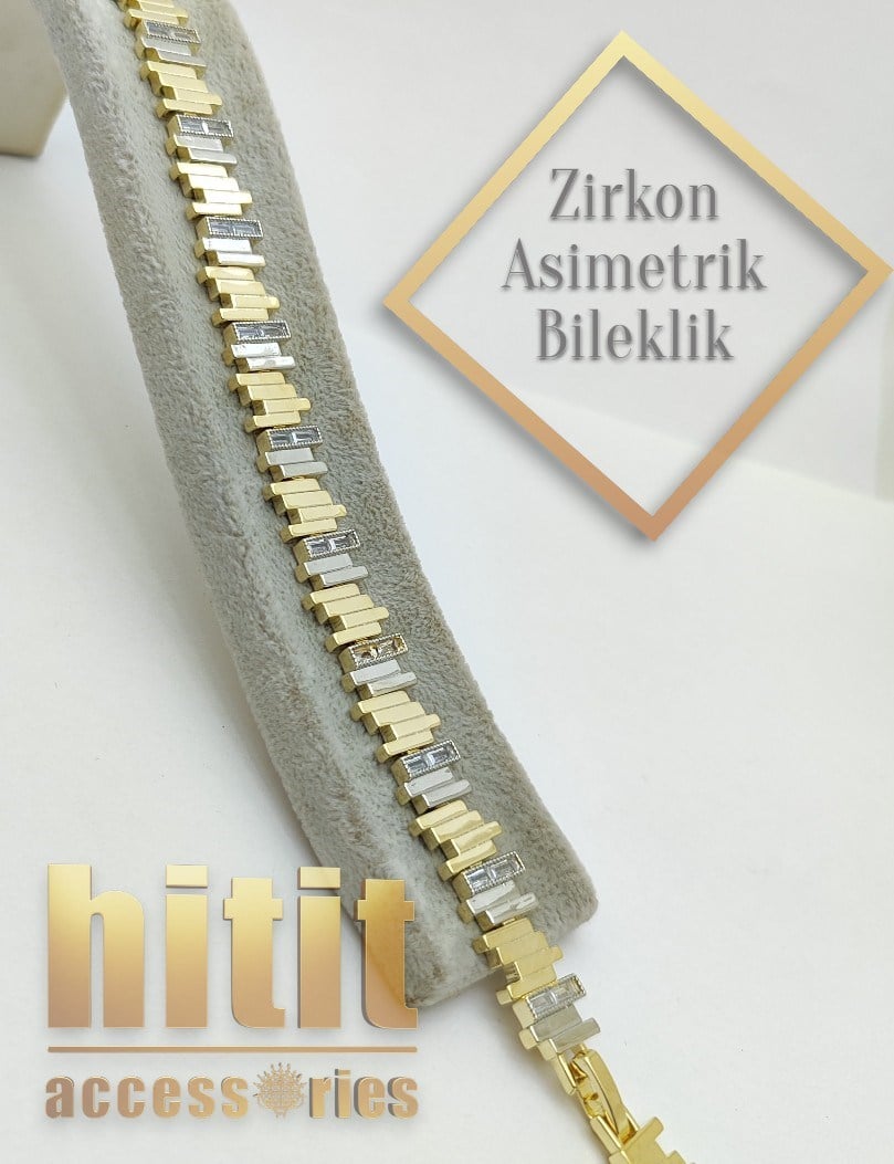 ASİMETRİK MODEL ZİRKON BİLEKLİK