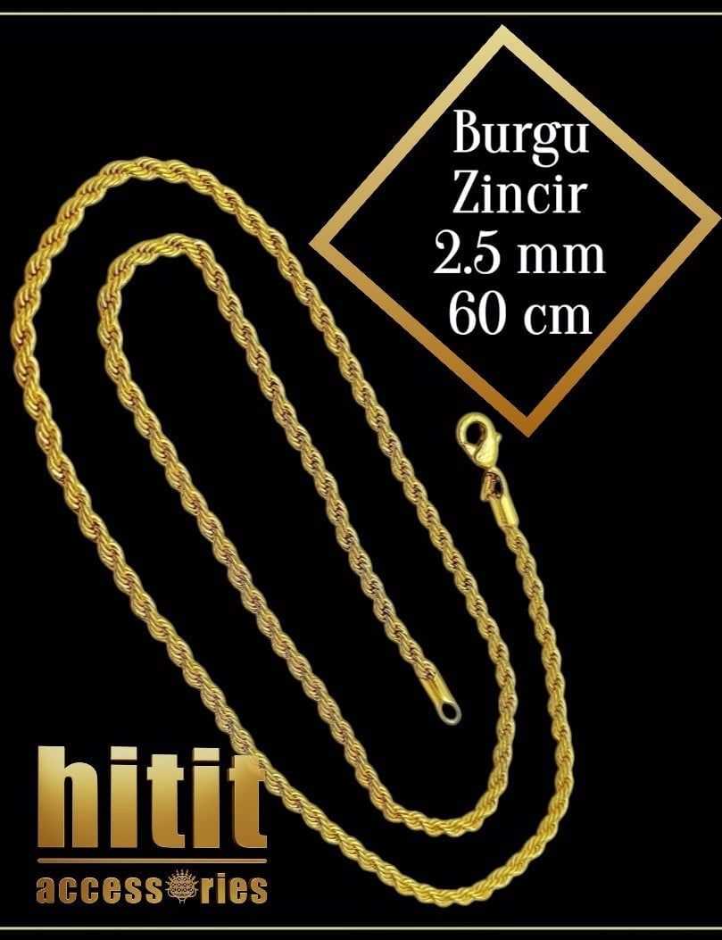 BURGU ZİNCİR 2.5 MM (60 CM)