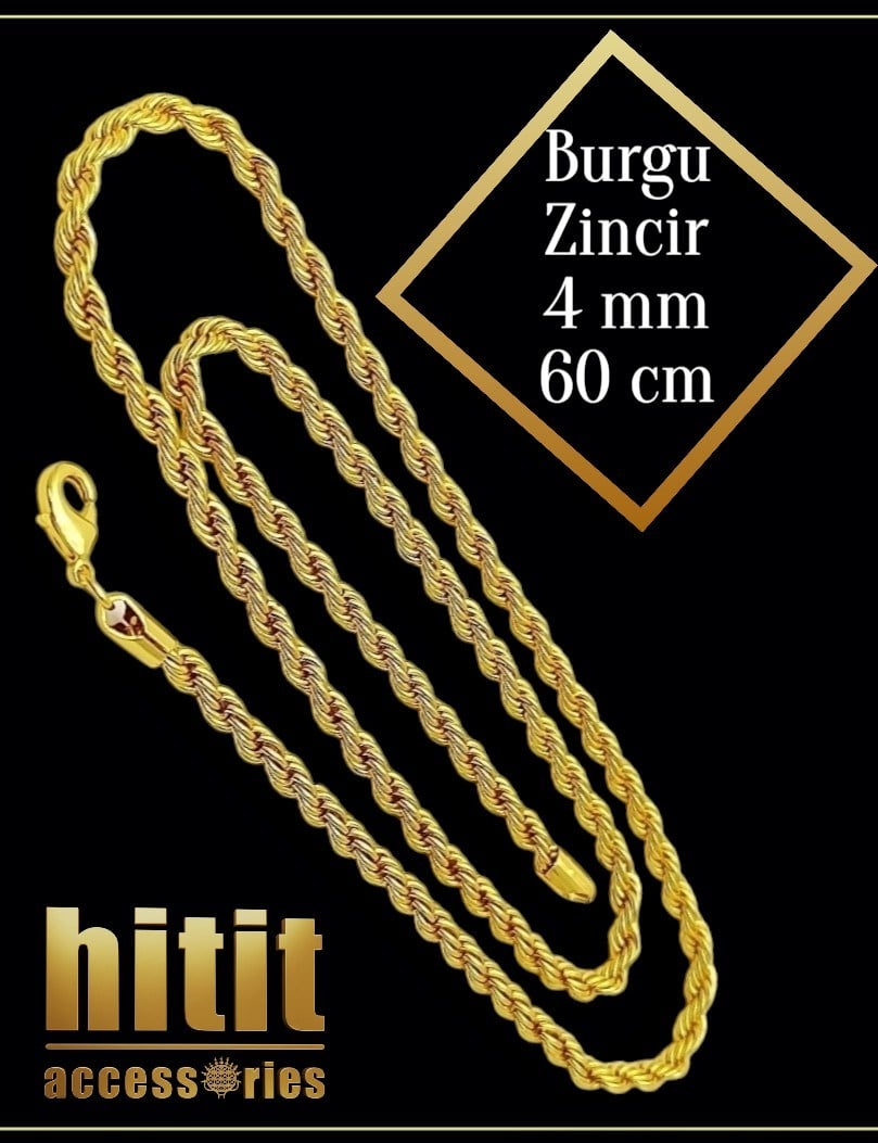 BURGU ZİNCİR 4 MM (60CM)
