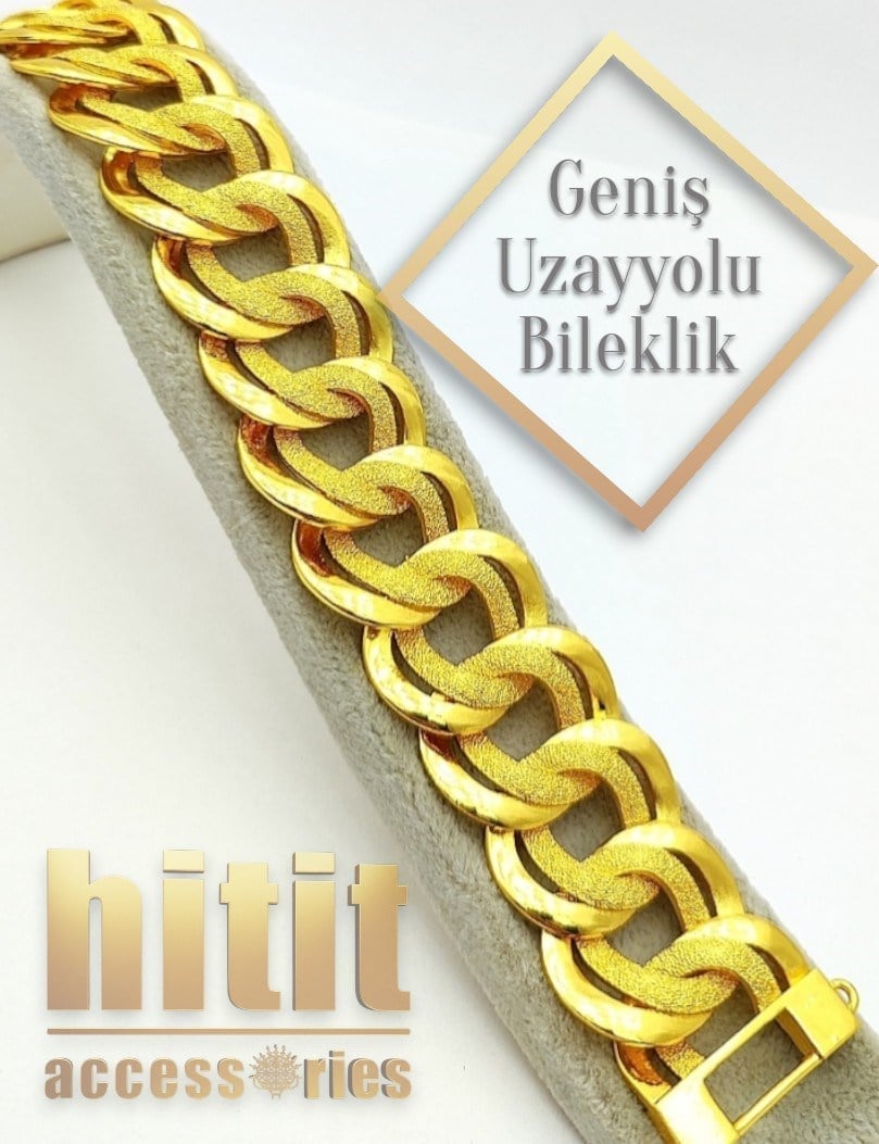 GENİŞ UZAY YOLU GOLD BİLEKLİK