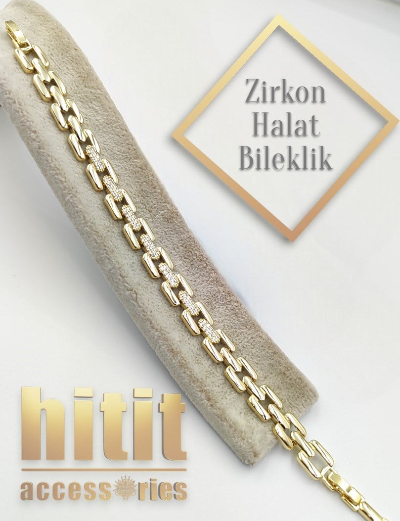 HALAT MODEL ZİRKON BİLEKLİK