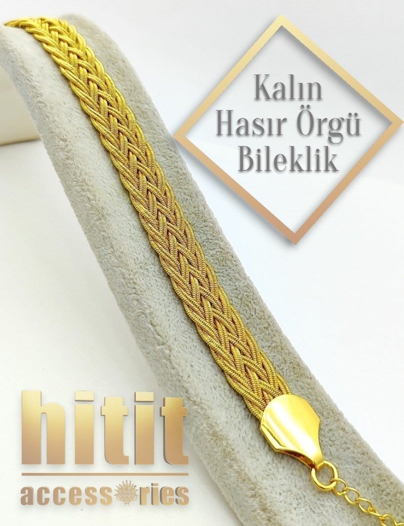 KALIN HASIR ÖRGÜ BİLEKLİK