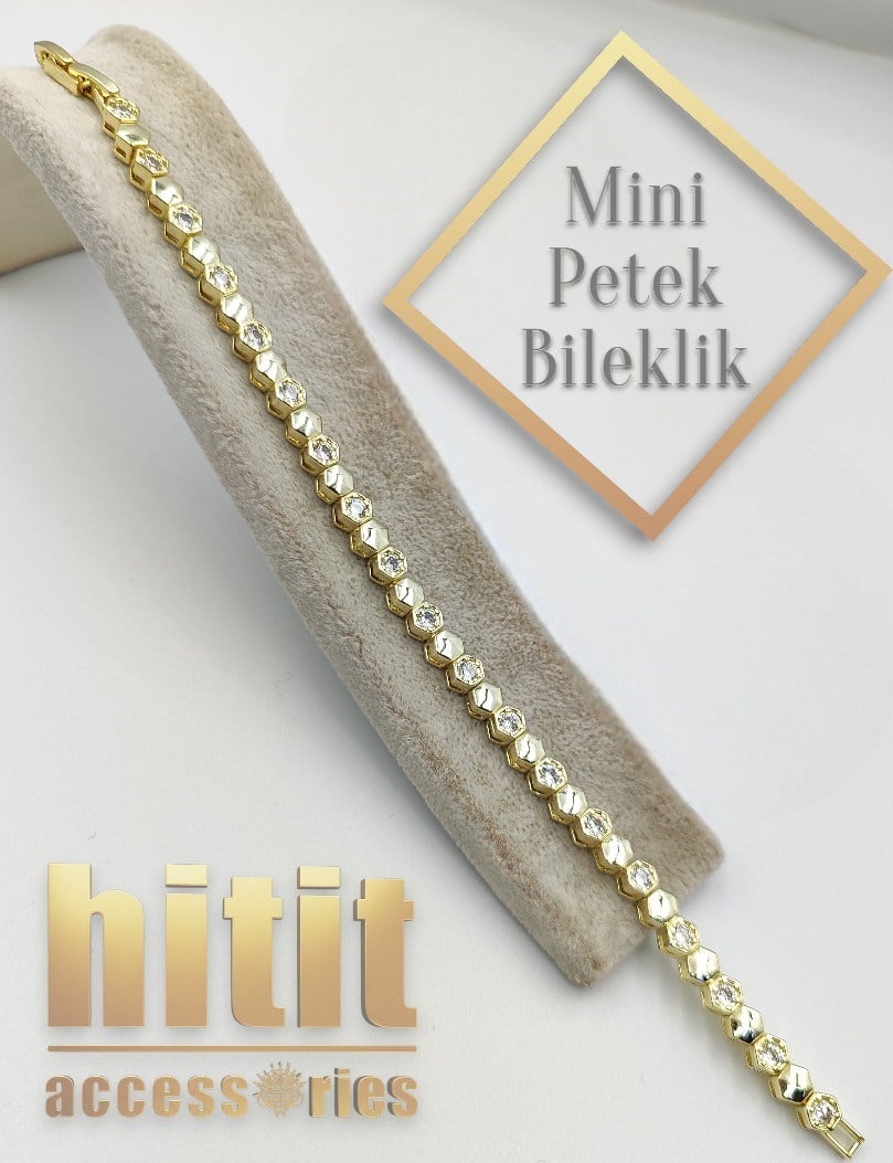 MİNİ PETEK GOLD BİLEKLİK