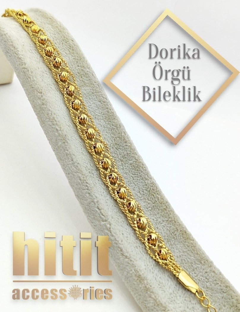 ÖRGÜ MODEL DORİKA BİLEKLİK