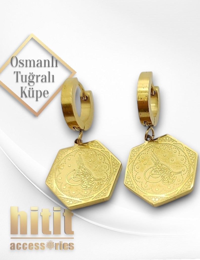 OSMANLI TUĞRALI KÜPELER