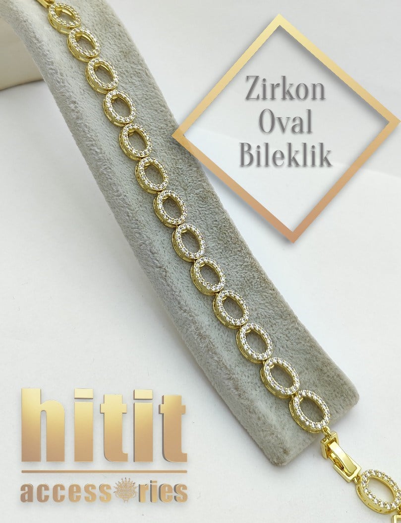 OVAL KESİM ZİRKON BİLEKLİK