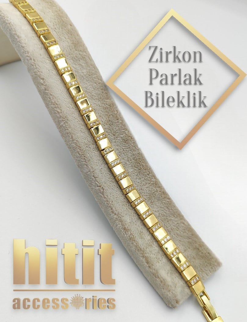PARLAK KESİM ZİRKON BİLEKLİK