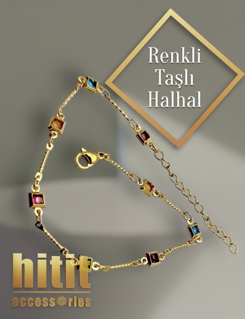 RENKLİ TAŞLI HALHAL