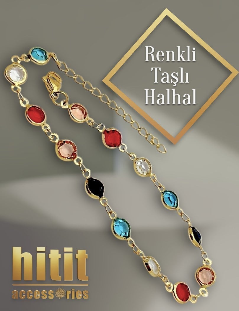 RENKLİ TAŞLI HALHAL