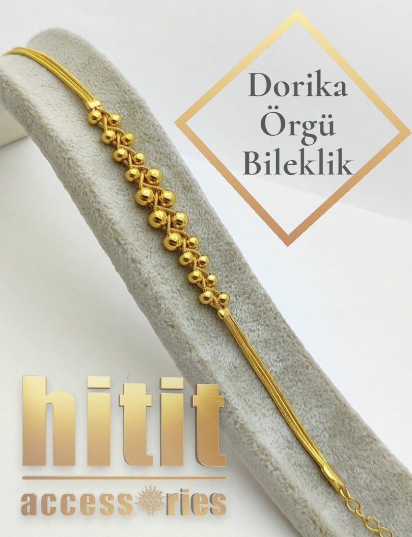 SIRA ÖRGÜLÜ DORİKA BİLEKLİK