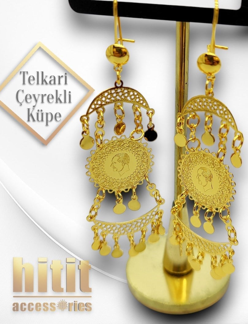 TELKARİ ÇEYREKLİ KÜPE