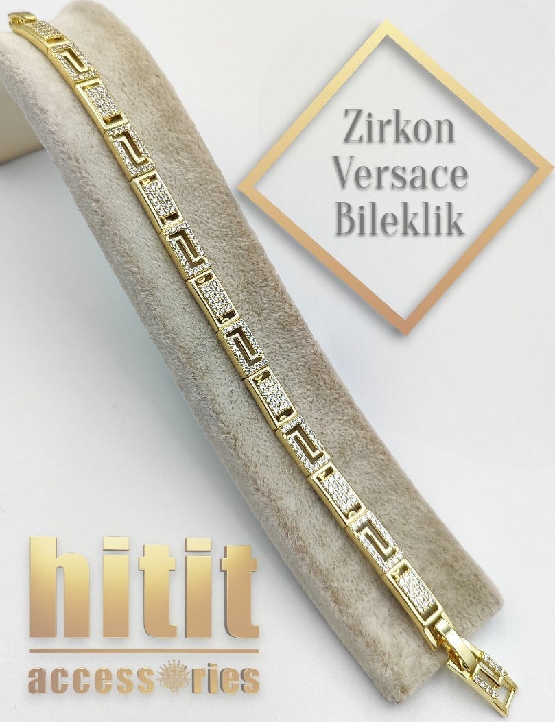 VERSACE MODEL ZİRKONLU BİLEKLİK