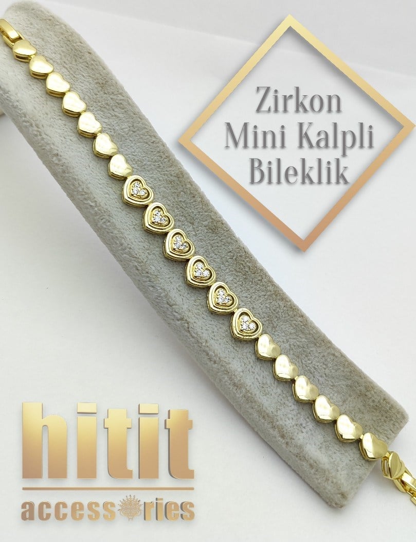 ZİRKON MİNİ KALPLİ BİLEKLİK