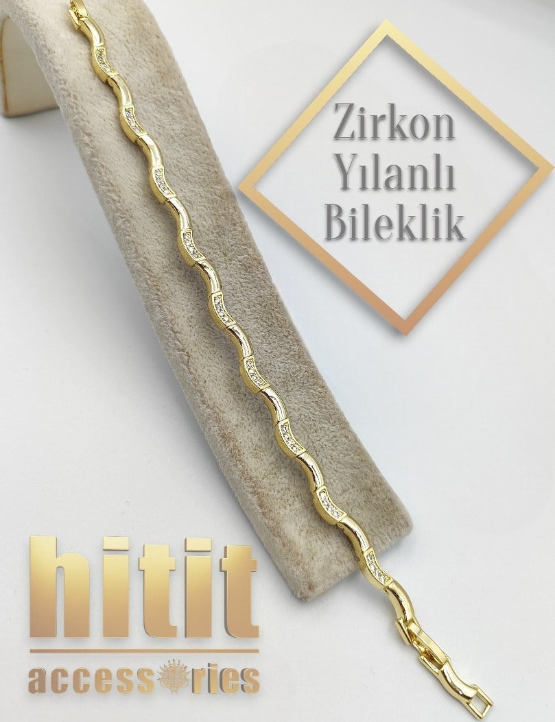 ZİRKON TAŞLI ESLİ BİLEKLİK